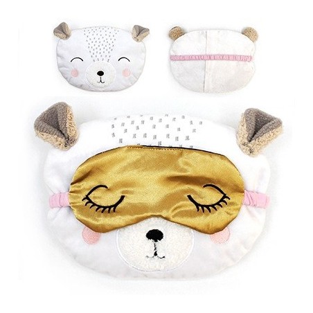 OSITO PARA CALENTAR EN EL MICRONDAS CON ANTIFAZ PARA DORMIR