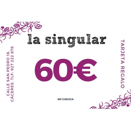 tarjeta regalo 60? tarjeta regalo 60?