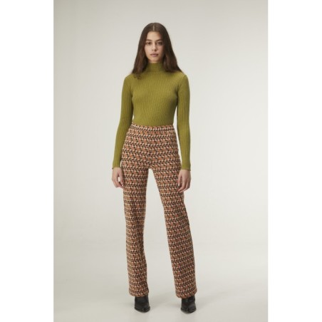 PANTALON ESTAMPADO GEOMETRICO PASTILLAS