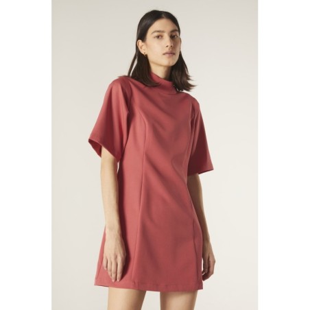 VESTIDO CORTO NARANJA