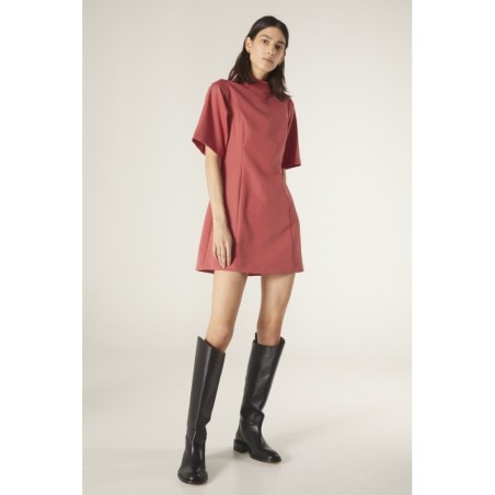 VESTIDO CORTO NARANJA