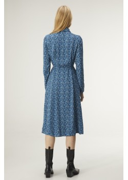 VESTIDO MIDI AZUL 2
