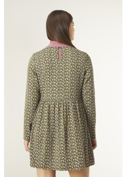 VESTIDO  BABYDOLL CON ESTAMPADO DE CAMPANILLAS 2