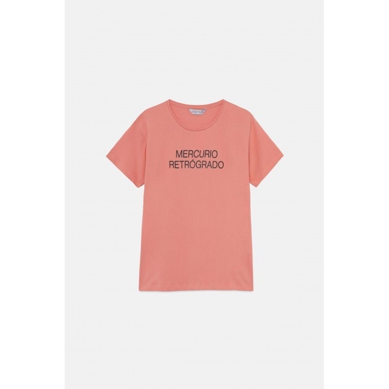 CAMISETA BÁSICA ESTAMPADA MERCURIO RETRÓGRADO
