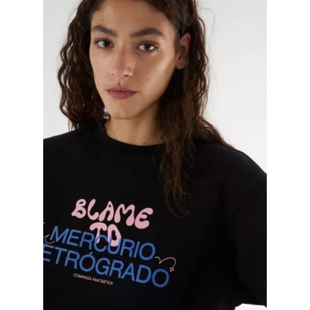 SUDADERA DE FELPA ESTAMPADA MERCURIO RETRÓGRADO