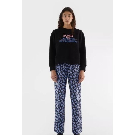 SUDADERA DE FELPA ESTAMPADA MERCURIO RETRÓGRADO