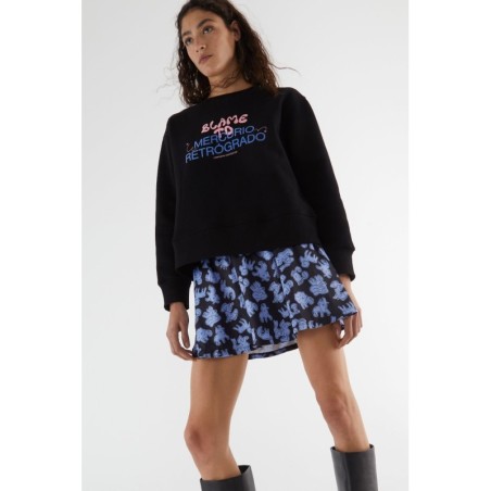 SUDADERA DE FELPA ESTAMPADA MERCURIO RETRÓGRADO