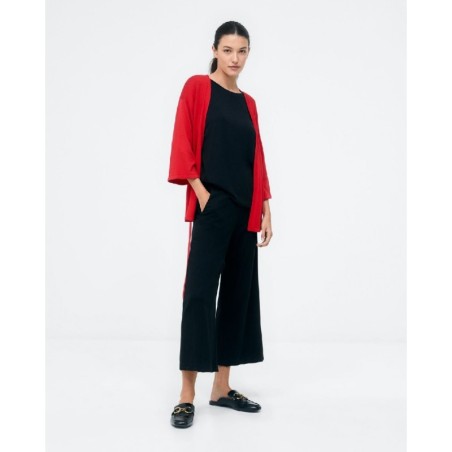 PANTALÓN CROP ANCHO.