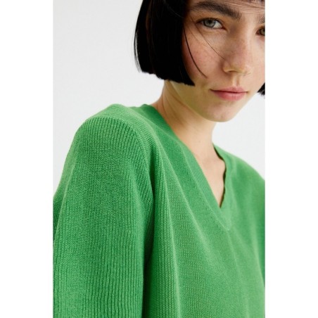 JERSEY DE PUNTO FINO  M/C VERDE.