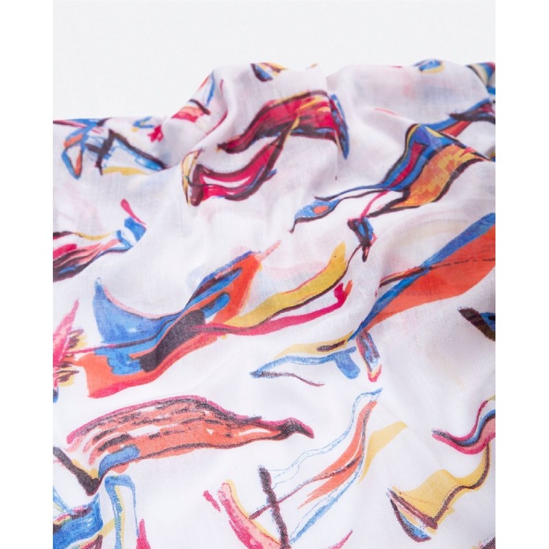 PAÑUELO PAREO ESTAMPADO.