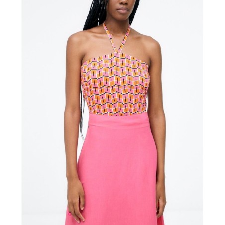 FALDA MIDI MUY AMPLIA.