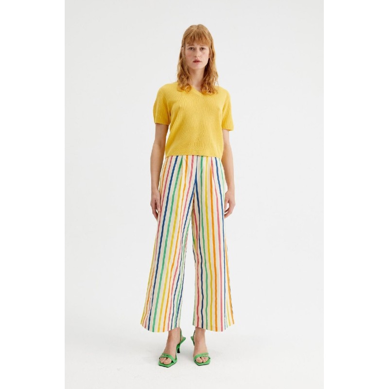 JERSEY DE PUNTO FINO M/C AMARILLO.