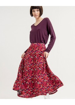 Falda plisada midi. 2