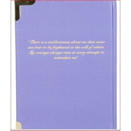 ORGULLO Y PREJUICIO,BOLSO LIBRO,BANDOLERA,MONEDERO,MORADO.