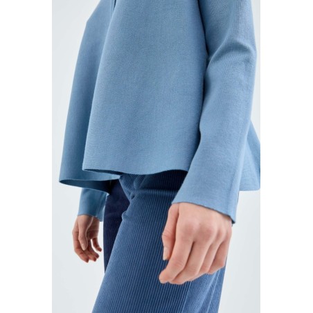 CHAQUETA DE PUNTO FINO EVASÉ,GRIS.