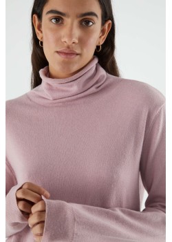 JERSEY DE PUNTO FINO CON CUELLO ALTO. 2