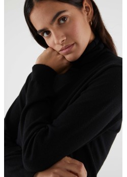 JERSEY DE PUNTO FINO CON CUELLO ALTO. 2