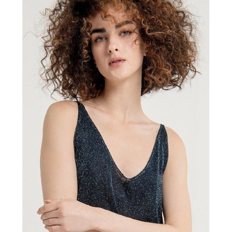 563COLU031 51 TOP TIRANTE PUNTO LUREX