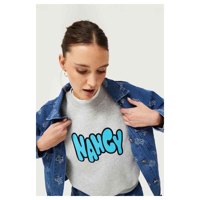 SUDADERA FELPA,NANCY.