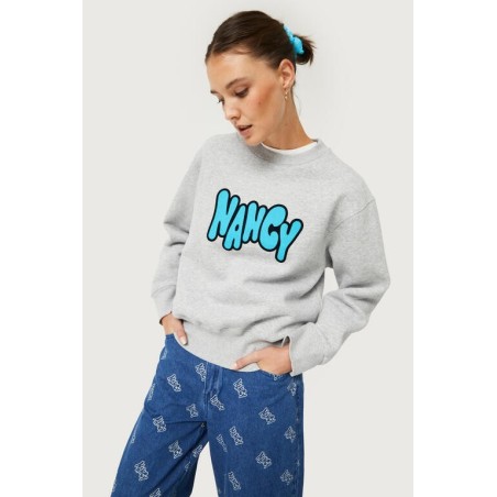 SUDADERA FELPA,NANCY.