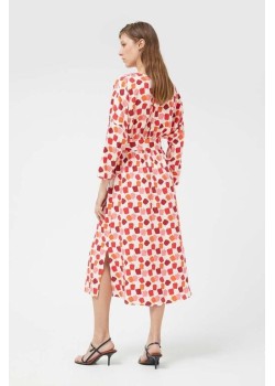 VESTIDO MIDI ESTAMPADO PIMIENTOS. 2