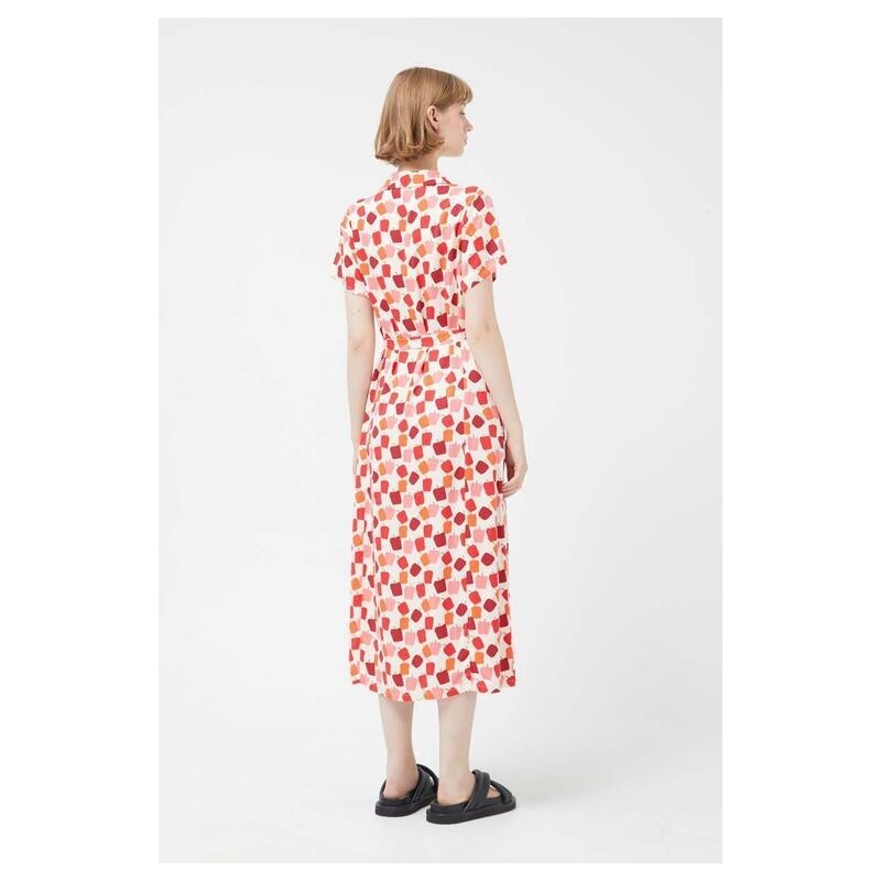 VESTIDO LARGO ESTAMPADO PIMIENTOS.