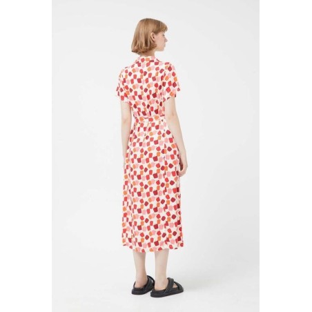 VESTIDO LARGO ESTAMPADO PIMIENTOS.