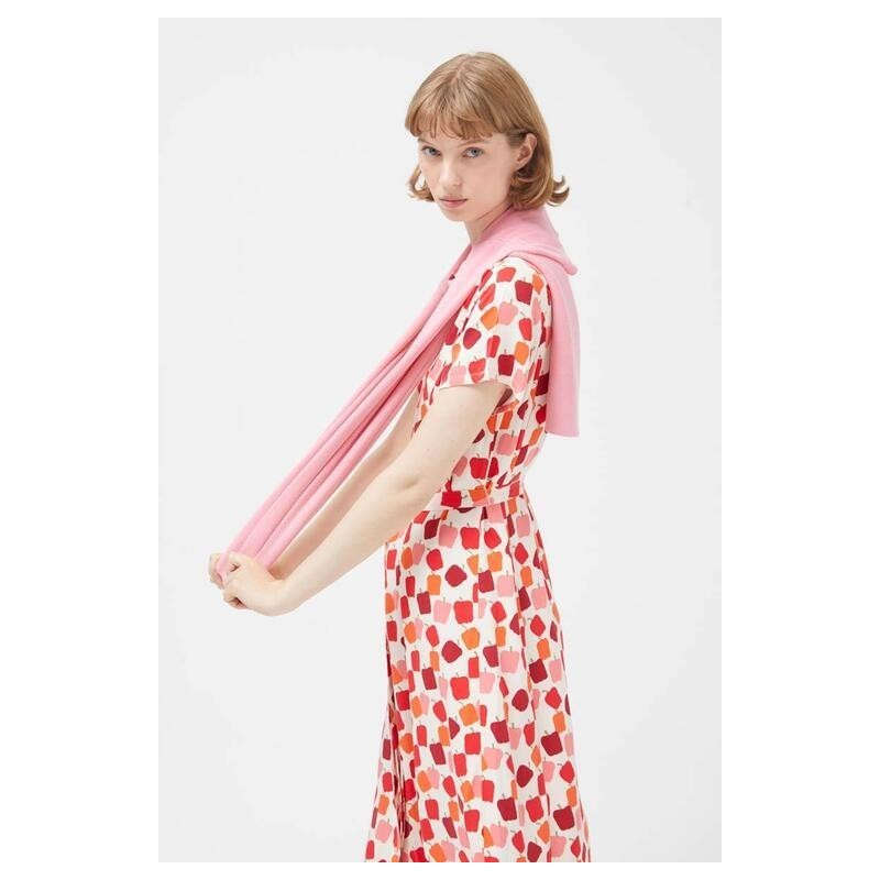 VESTIDO LARGO ESTAMPADO PIMIENTOS.