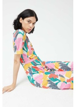 VESTIDO LARGO CAMISERO,CON ESTAMPADO FLORAL. 2