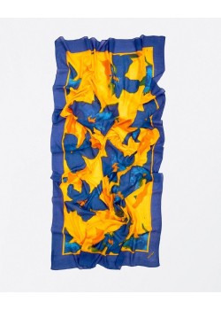 PAÑUELO PAREO ESTAMPADO FLORES GRANDES. 2