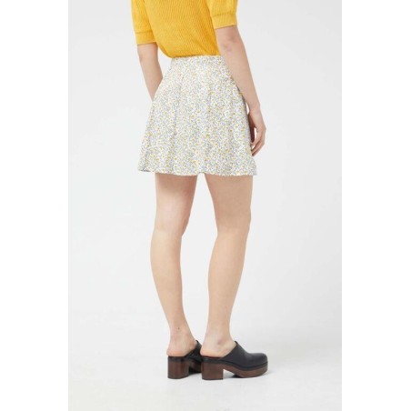 FALDA CORTA FLORAL MARGARITAS.