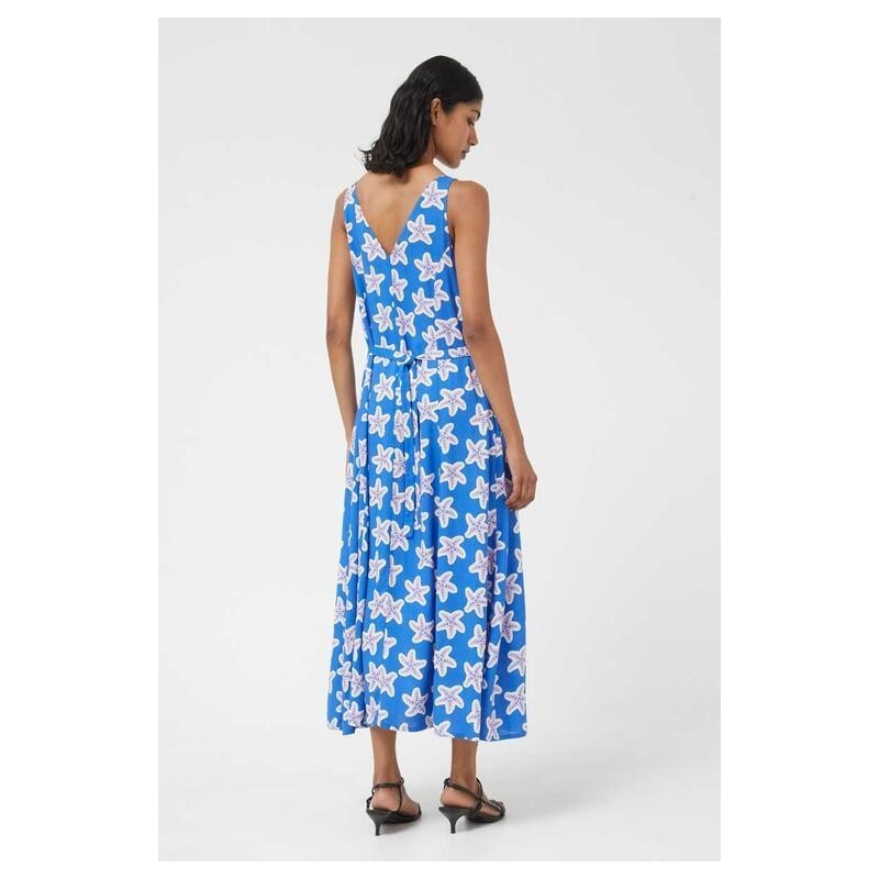 VESTIDO LARGO VISCOSA,LENZING ECOVERO DE ESTRELLAS.