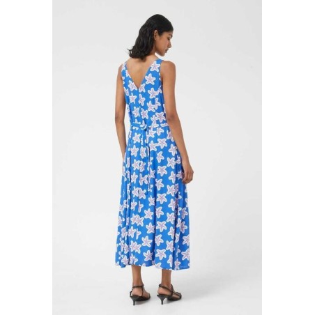 VESTIDO LARGO VISCOSA,LENZING ECOVERO DE ESTRELLAS.