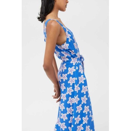 VESTIDO LARGO VISCOSA,LENZING ECOVERO DE ESTRELLAS.