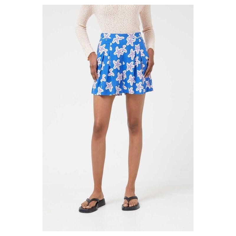 SHORT VISCOSA LENZING ECOVERO CON ESTAMPADO DE ESTRELLAS.