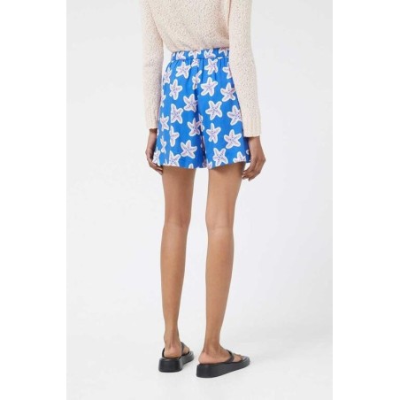 SHORT VISCOSA LENZING ECOVERO CON ESTAMPADO DE ESTRELLAS.