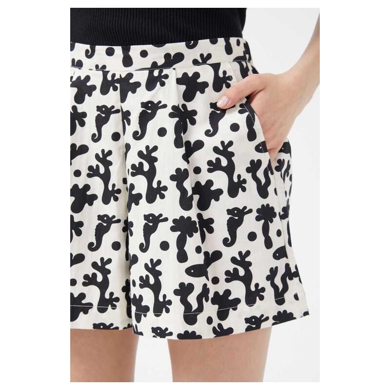 SHORT ESTAMPADO CORAL.