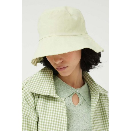 SOMBRERO REVERSIBLE VICHY VERDE.