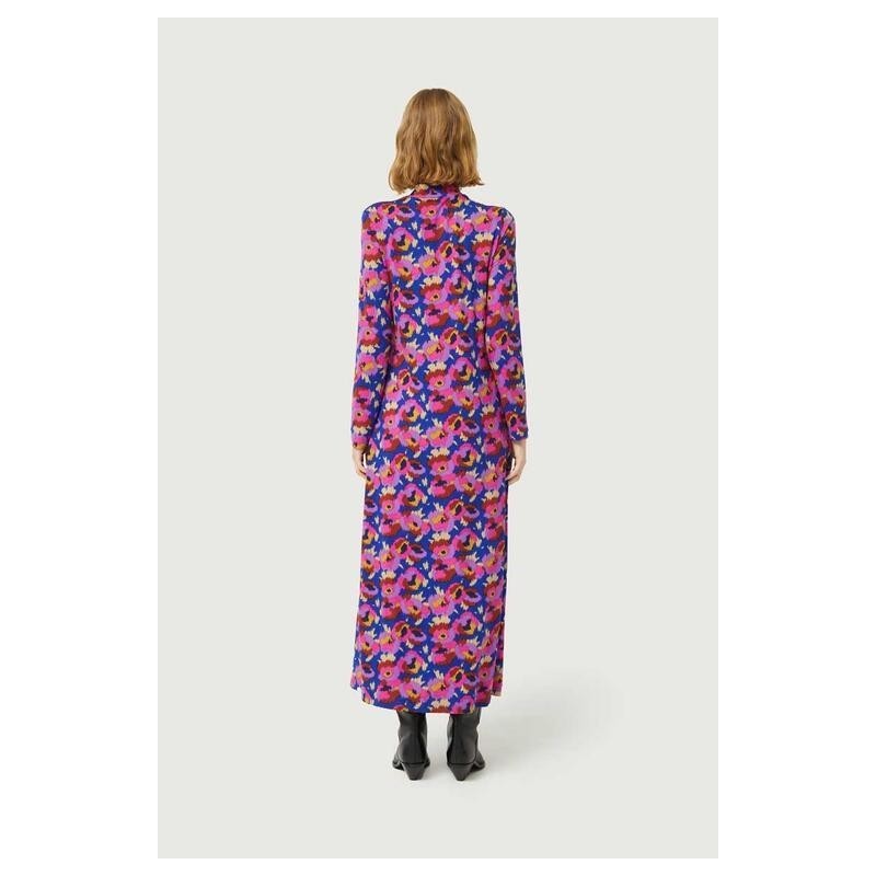 Vestido largo de punto estampado floral Dewberry.