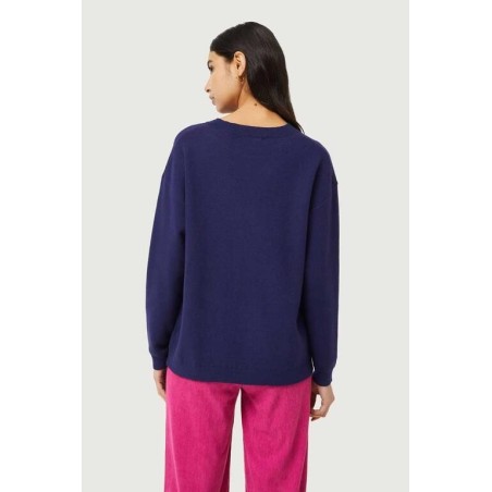 Jersey con print de gato.