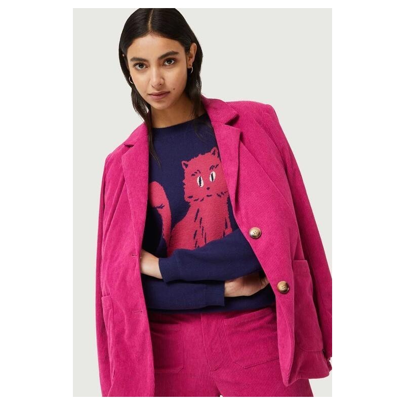 Jersey con print de gato.