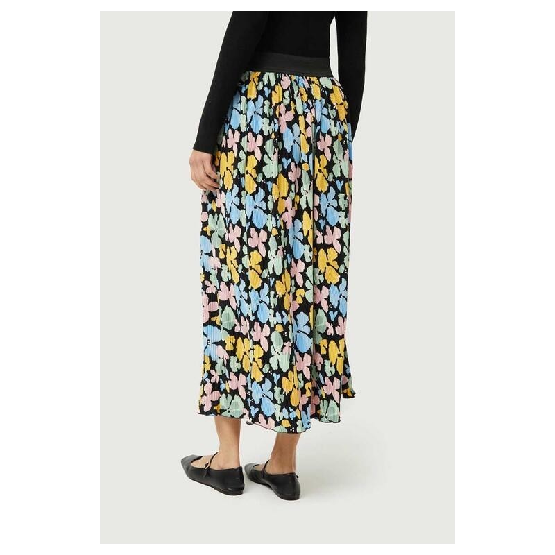 Falda larga estampado floral Jacinto.