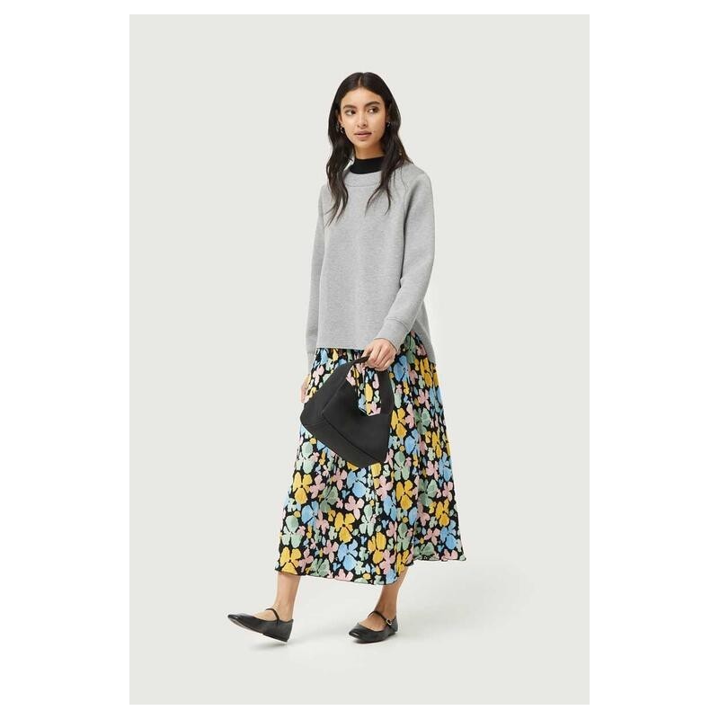 Falda larga estampado floral Jacinto.