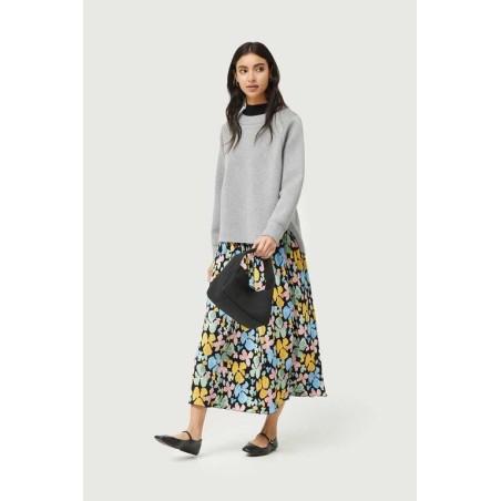 Falda larga estampado floral Jacinto.