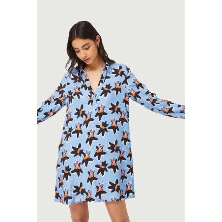 Vestido corto estampado floral Calatea.