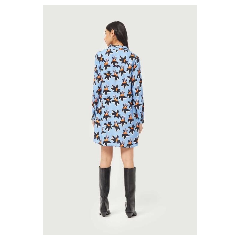 Vestido corto estampado floral Calatea.