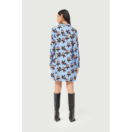 Vestido corto estampado floral Calatea.