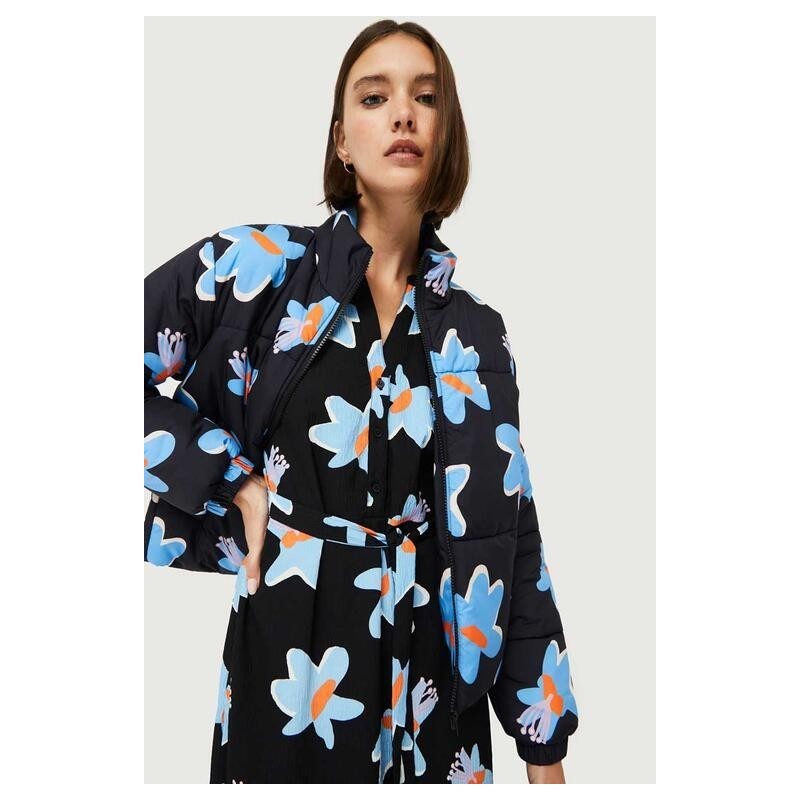 Vestido largo estampado floral Caletea.