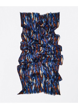 Pañuelo foulard de viscosa estampado. 2