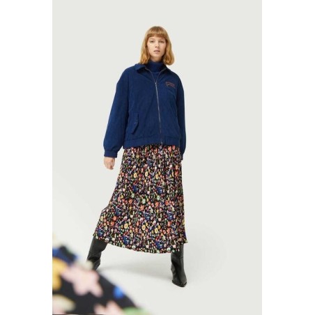 FALDA LARGA ESTAMPADO FLORAL PEQUEÑO.